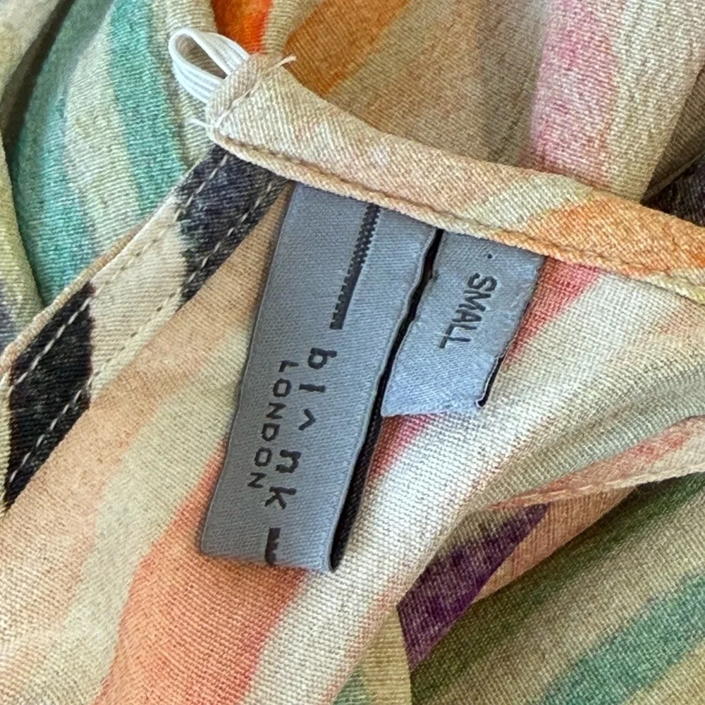 Blank NYC Striped Multicolor Halter Summer Jumpsuit Small - Picture 11 of 11